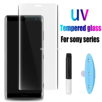 9D UV Liquid Nano Tempered Glass For SONY Xperia XZ1 XZ XZ2 Premium XZ3 X10 Plus XZP Full Glue Cover Screen Protector Film Glass