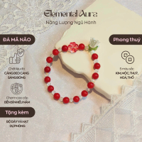 Vòng tay đá mã não ngũ hành 5 màu sắc Elemental Aura