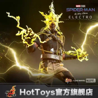 Marvel Hot Toys MMS644 1/6 Collectible Electro Action Figure Spider Man No Way Home Marvel Movie Super Hero Full Set Model Toys