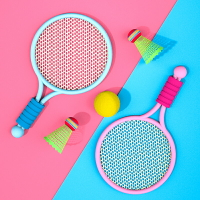 香彩兒童羽毛球拍套裝2-3歲4寶寶網球玩具親子互動男女孩運動球拍
