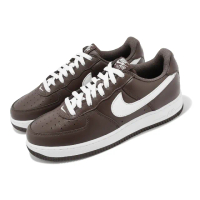 【NIKE 耐吉】休閒鞋 Air Force 1 Low Retro QS 巧克力色 咖啡 男鞋 AF1 皮革(FD7039-200)