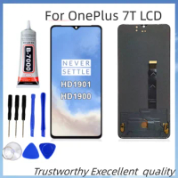 New 6.67" AMOLED Display For OnePlus 7T LCD Touch Screen Digitizer Panel Assembly For OnePlus 7T LCD Display Repair