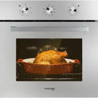 24 Inch Wall Oven, GASLAND Chef ES609MS Built-in Electric Wall Oven, 240V 3200W 2.3Cu.ft Convection Wall Oven with Rotisserie, 9
