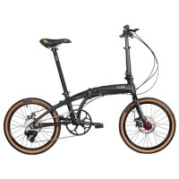 KOSDA 20 inch aluminum alloy folding variable speed portable ultra light adult foot bike for students without installation