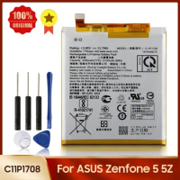 New Phone Battery C11P1708 For ASUS Zenfone 5 5Z ZE620KL ZS620KL Z01RD X00QD 3300mAh Replacement Battery + tools