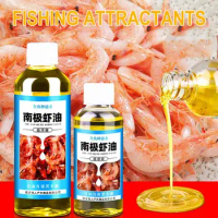 60ml / 100ml Antarctic Shrimp Bait High Concentration strong smell Fish Bait Attractant Enhancer Wil