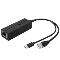 การป้องกันไฟฟ้าลัดวงจร 100Mbps1000Mbps ตัวแยกสัญญาณ POE กิกะบิต 5V 2.4A 5V 3.5A 48V เป็น 5V ตัวแยกสั