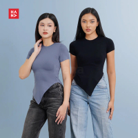 Hana Fashion - Asha T-shirt/Atasan T-shirt Wanita/Baju Casual Wanita/ Top Polos Cewek/Top Polos Hita