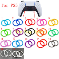 100sets Replacement Accent Rings for Playstation 5 for PS5 Controller Plastic Analog Joystick Rings