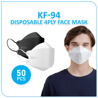 Med+ Masker KF94 50 Pcs / Masker Korea Kemenkes 4Ply Disposable Face Mask