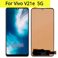 6.44" TFT For vivo V21e 5G LCD Display Touch Screen Digitizer Assembly For Vivo V2055 V21e 5G Screen Replacement Parts