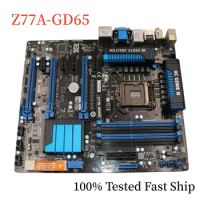 For MSI Z77A-GD65 Motherboard Z77 LGA1155 DDR3 Mainboard 100% Tested Fast Ship