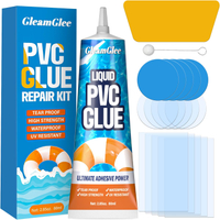 Air Mattress Repair Kit - 80ml Waterproof Vinyl Repair Patch Kit Heavy Duty Inflatable Repair Kit fo