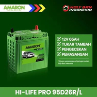 AMARON HI-LIFE 95D26R/L 12V 65AH PENGIRIMAN