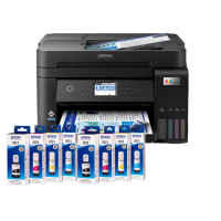 【EPSON】官方直營 搭2組T03Y原廠1黑3彩墨水★L6290 智慧高速連續供墨複合機(3年保固組)