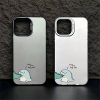 เคส IMD 2-in-1 สำหรับ iphone 15promax 14 11 12 13 11ProMax XSMAX XR X 8 7Plus แฟชั่นน่ารัก ไดโนเสาร์