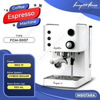 Ferratti Ferro Espresso Machine FCM-3007 La Argento II Cotton Cloud White