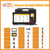 Original Humzor NexzDAS ND666 Elite OBD2 Scanner 12V&amp;24V Car and Truck Full System Diagnosis Tool ECU Coding Odo-meter Adjust