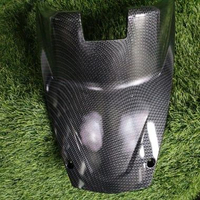 Cover center tutup cover mesin bawah jok Vario 110 fi led karbon carbon celup wtp