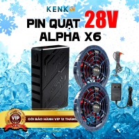 Bộ pin quạt áo điều hòa KENKO alpha X6 28V, bộ áo điều hòa 7600 vòng / phút