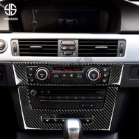 Car interior accessories real carbon fiber decoration trim sticker for BMW E90 2005-2012