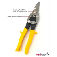 New Popularity WellForce WF37120 Aviation Tin Snip, Straight