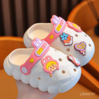 Sandal Kaki Besar untuk Kanak-kanak Perempuan, Rekaan Comel, Sesuai untuk Musim Panas, Kasut Tidak L