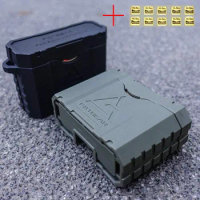 [FOR SONY WF-1000XM3 Bluetooth Earphones]FATBEAR Tactical Military Grade Rugged Shockproof Armor Buffer Case Cover
