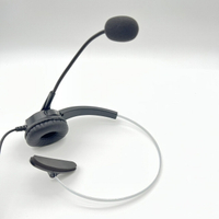東訊電話專用 專業降噪耳機麥克風 抗噪耳麥 單耳抗噪降噪