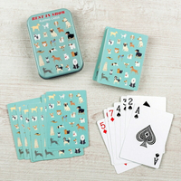 《Rex LONDON》金屬收納盒+撲克牌(狗日常) | 紙牌 桌遊