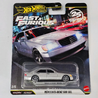 2026 HOT WHEELS PREMIUM MERCEDES BENZ 500 SEL FAST AND FURIOUS 25 YEARS ANNIVERSARY