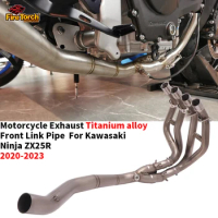 For KAWASAKI ZX-25R Ninja 25R ZX25R ZX 25R SE KRT 2020-2023 Motorcycle Exhaust Escape Modify Titanium Alloy Front Mid Link Pipe