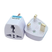 1pcs UK style plug converter adapter 10A 250V electrical power adapter Iron Elektrik