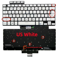 US Backlight Keyboard For ASUS ROG Zephyrus M16 GU603 G15 GA503 GA503QR GA503QS GU603ZW GU603ZE GU603ZX GU603ZM GU603H White