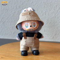 泡泡瑪特 Labubu拉布布 新品17CM厘米 三代3.0前方高能幸運掛件娃衣 替換男裝[PP0517011]