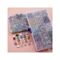 Metal Snap Button with Pliers Hollow Sewing Snaps Prongs Snap Button Kits