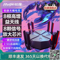 【千羽家居】銳捷星耀路由器天蝎X60 PRO千兆2.5G網口WiFi6全屋WiFi覆蓋mesh組網 家用穿墻王無線雙頻高速大戶型