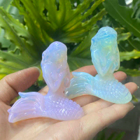 Nàng Tiên Cá Opalite, Chất Liệu Thạch Anh, Tác Phẩm Điêu Khắc, Bộ Sưu Tập Nàng Tiên Cá, Thiết Kế Đầu