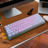 Multicolor Jelly Round Key Caps OEM Profile For Cherry MX Mechanical Keyboard Cute Ice Crystal Trans