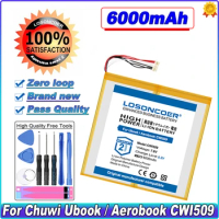 LOSONCOER 6000mAh Tablet Battery For Chuwi Ubook / Chuwi Aerobook CWI509 HW-31130148 H-31130148P Tablet PC 7-wire Battery