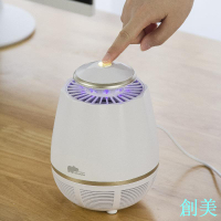 日本家用滅蚊燈室內一掃光滅蚊器無輻射360度靜音抓蚊子驅蚊蟲燈-創美