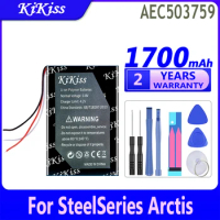 1700mAh KiKiss Powerful Battery AEC503759 For SteelSeries Arctis 1 3 5 7 Arctis1 Arctis3 Arctis5 Arctis7 Digital Batteries