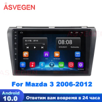 9" Android 10 Car Multimedia Radio For Mazda 3 2006-2012 Autoradio Wifi 4G Stereo Audio Stereo GPS Navigation Wifi Google Store