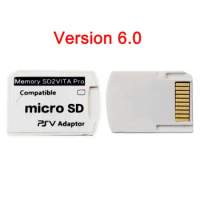 Memory Card Adapter For Sony PS VITA V6.0 SD2VITA Pro Henkaku 3.65 System 1000 2000 TF MicroSD Card PSVConverter White