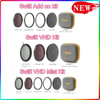 Nisi Swift System Adsorbable Round Mirror Set ND1-5 5-9 1-9 Stops Black Mist UV IR Cut Set Filter Camera Filter Kit