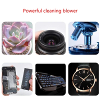 94PD Oval Shaped Camera Lens Cleaning Air Pump Dust Blower with Metal Nozzle Camera Lens Keyboard Watch Rubber Dust Blower