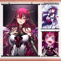 Anime Game Hololive IRyS Theme HD Wall Scroll Roll Painting Poster Hanging Picture Poster Cosplay Collection Home Decor Gift