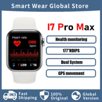 Smart Watch I7 Pro Max Series 7 Sports Smart Watch Fitness Customized Dial Men and Women Bluetooth Call Gift for IOS and Android