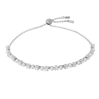【SWAROVSKI 施華洛世奇】Matrix Tennis 銀色水晶手鏈(新品上市)