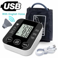 【5 Years Warranty】 Digital Blood Pressure Sphygmomanometer with Heartbeat Detector and LCD Display -